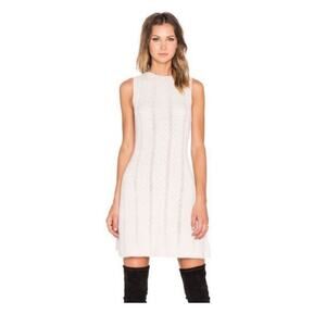 NWT J.O.A. Los Angeles Angora Blend Cable Dress Sleeveless M